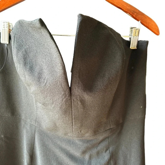 NWT Dress the Population Black Long Sleeveless Evening Dress Sz XXL - Picture 4 of 8